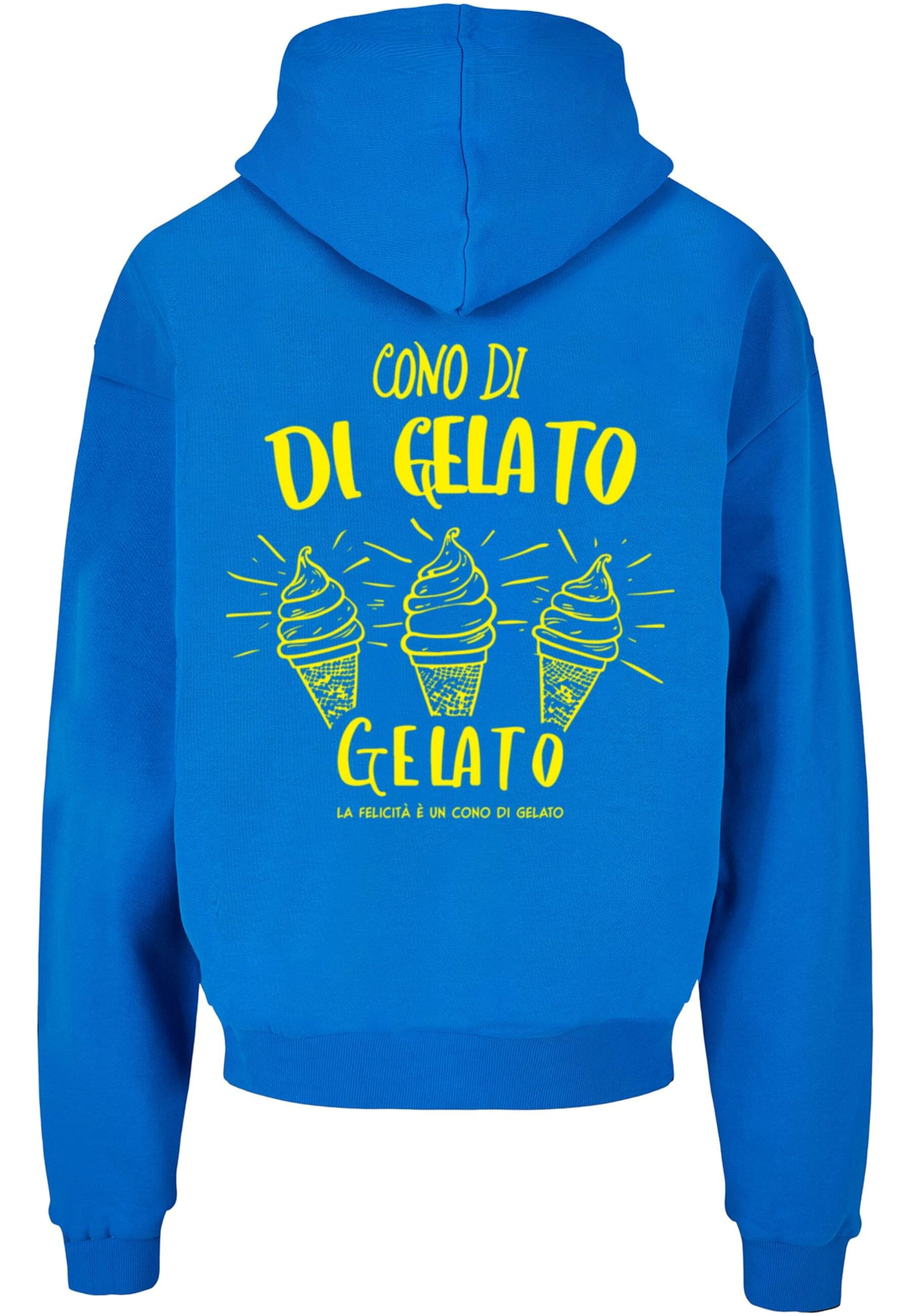 Merchcode Sweatshirt 'Cono Di Gelato' in Blauw