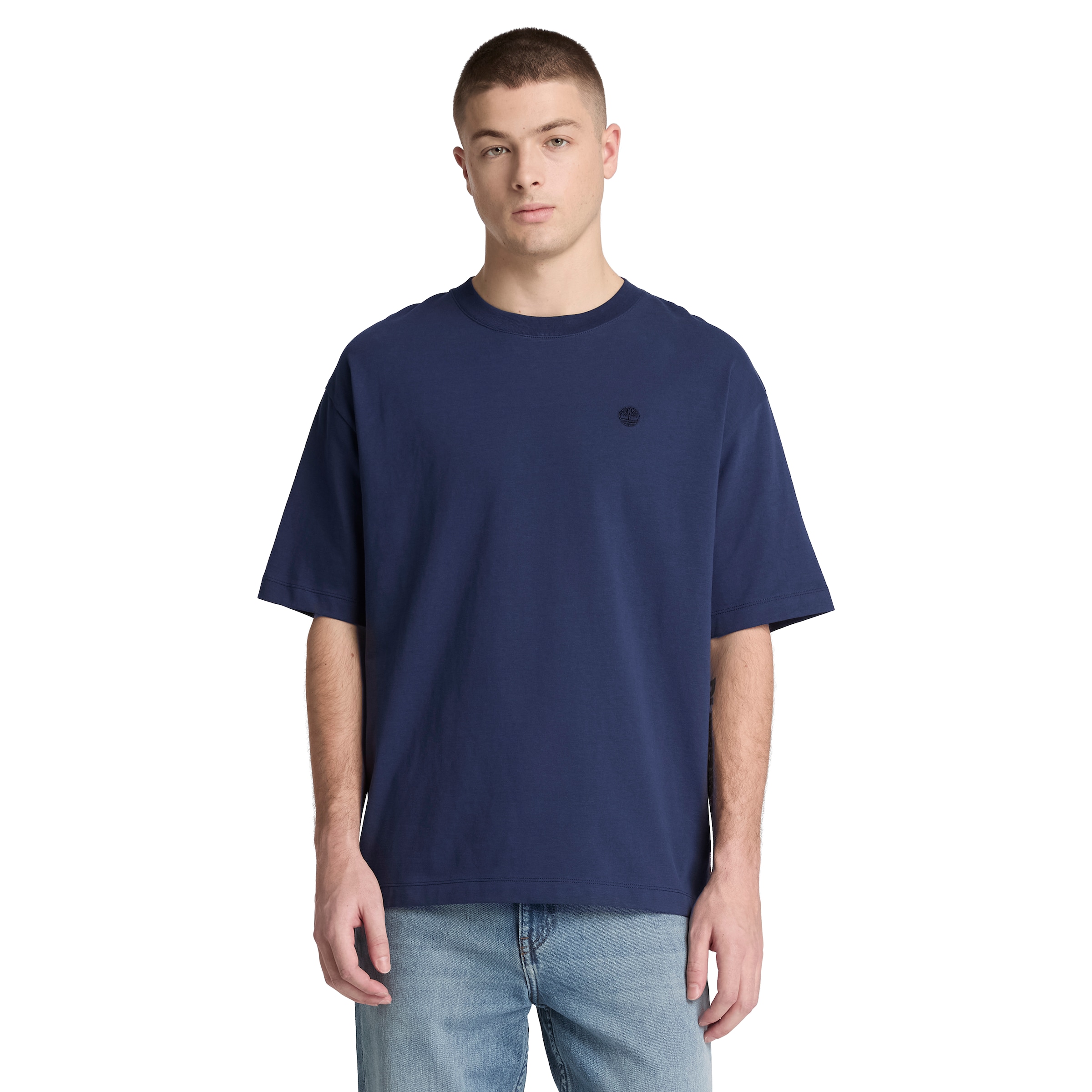 TIMBERLAND T-Shirt in Blau: Vorderseite