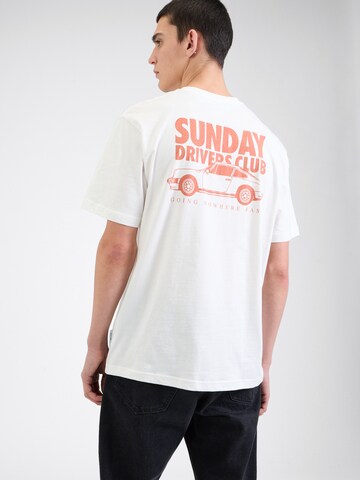 T-Shirt Only & Sons en blanc : devant