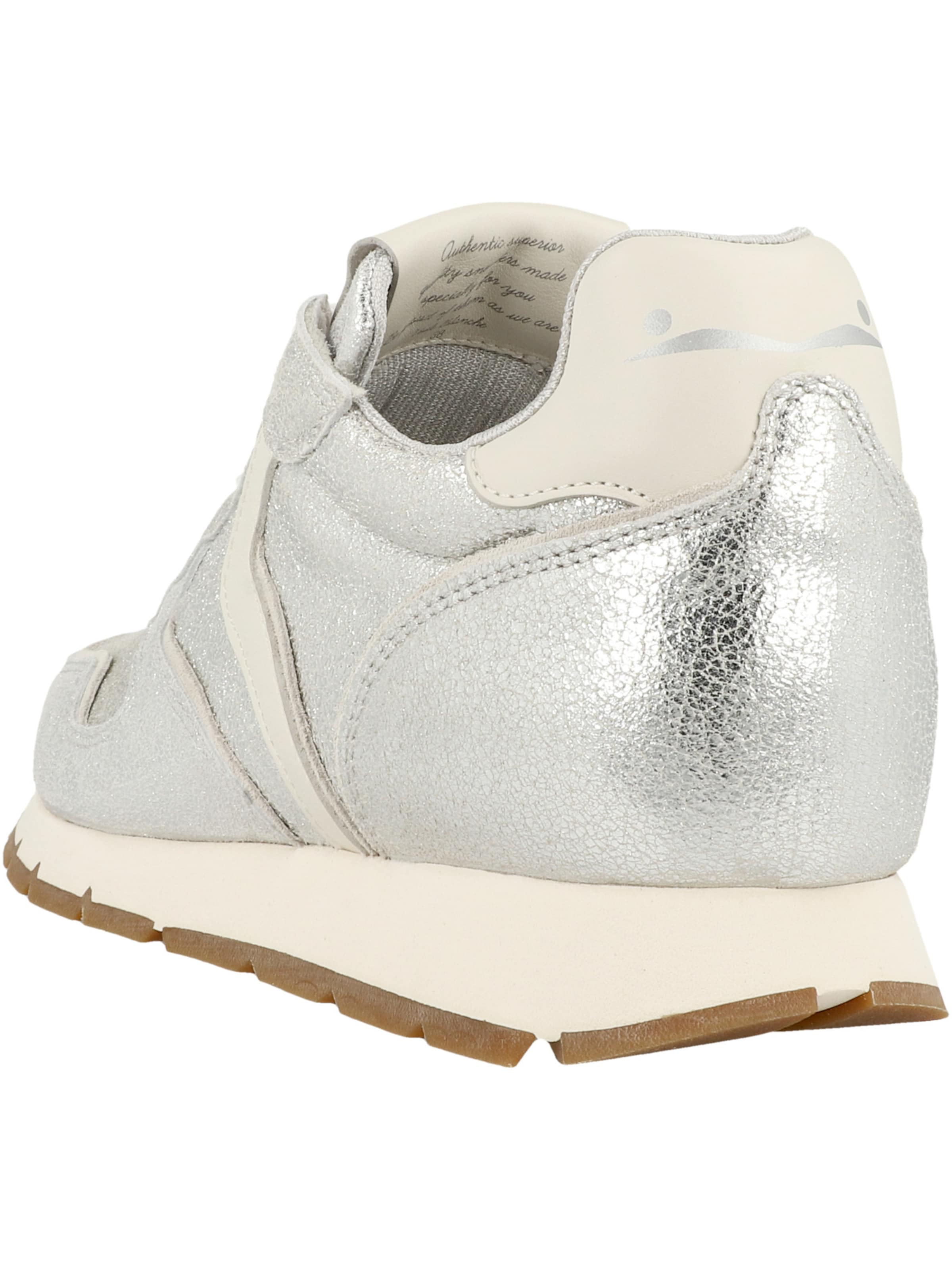 Voile blanche Platform trainers 'Julia' in Silver