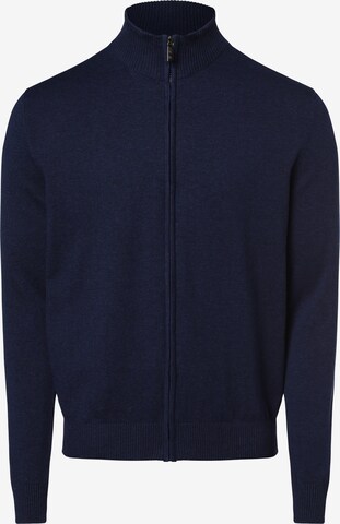 Andrew James Knit Cardigan ' ' in Blue: front