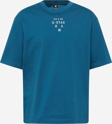 T-Shirt G-Star RAW en bleu : devant