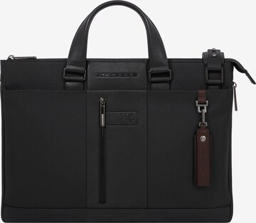 Piquadro Document Bag 'Brief 2' in Black: front