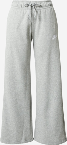 Nike Sportswear Wide leg Παντελόνι σε γκρι: μπροστά