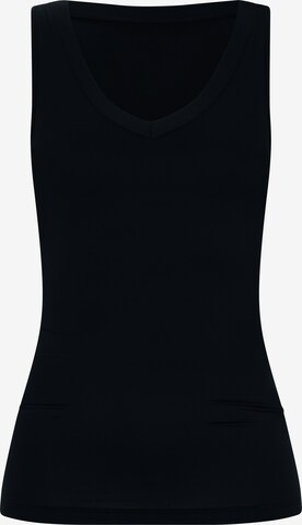 Maillot de corps Mey en noir : devant