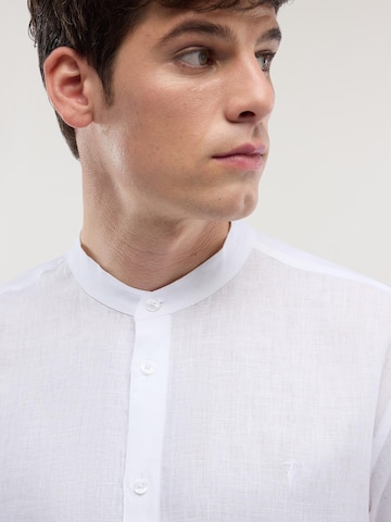 Trussardi Regular fit Button Up Shirt in White