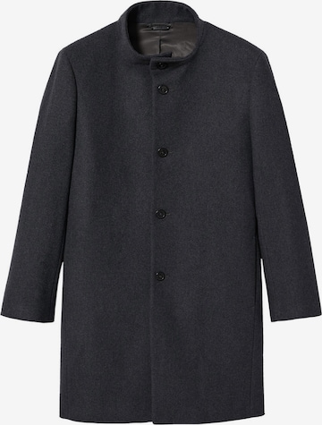 MANGO MAN Between-Seasons Coat 'Funnel' in Grey: front