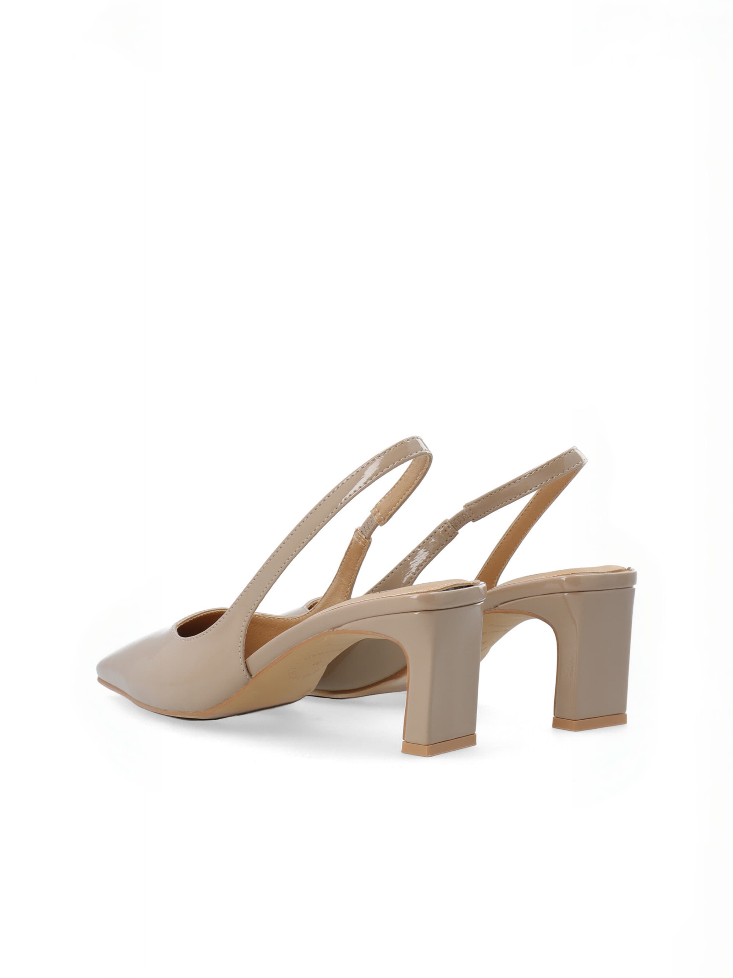 Ca'Shott - Zapatos con plataforma ' CASHELENE ' en marrón: atrás