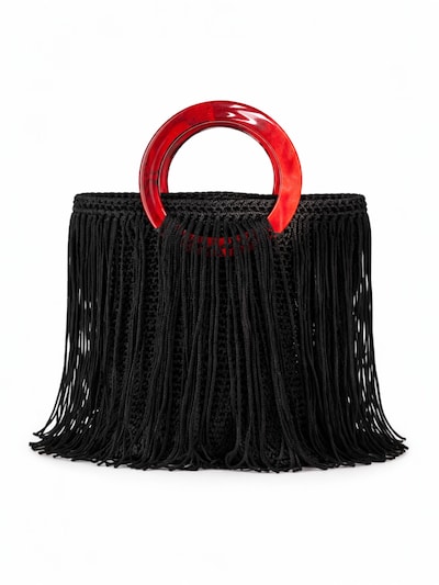 Elena Athanasiadou Håndtaske 'BLACK DIVA BAG' i sort, Produktvisning