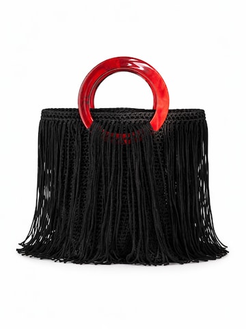 Elena Athanasiadou Handtas 'BLACK DIVA BAG' in Zwart: voorkant