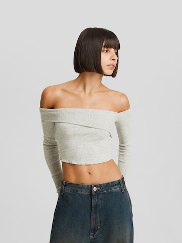 Bershka Pullover in Grau: predná strana