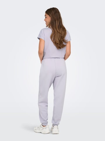 ONLY PLAY Tapered Sports trousers in Purple