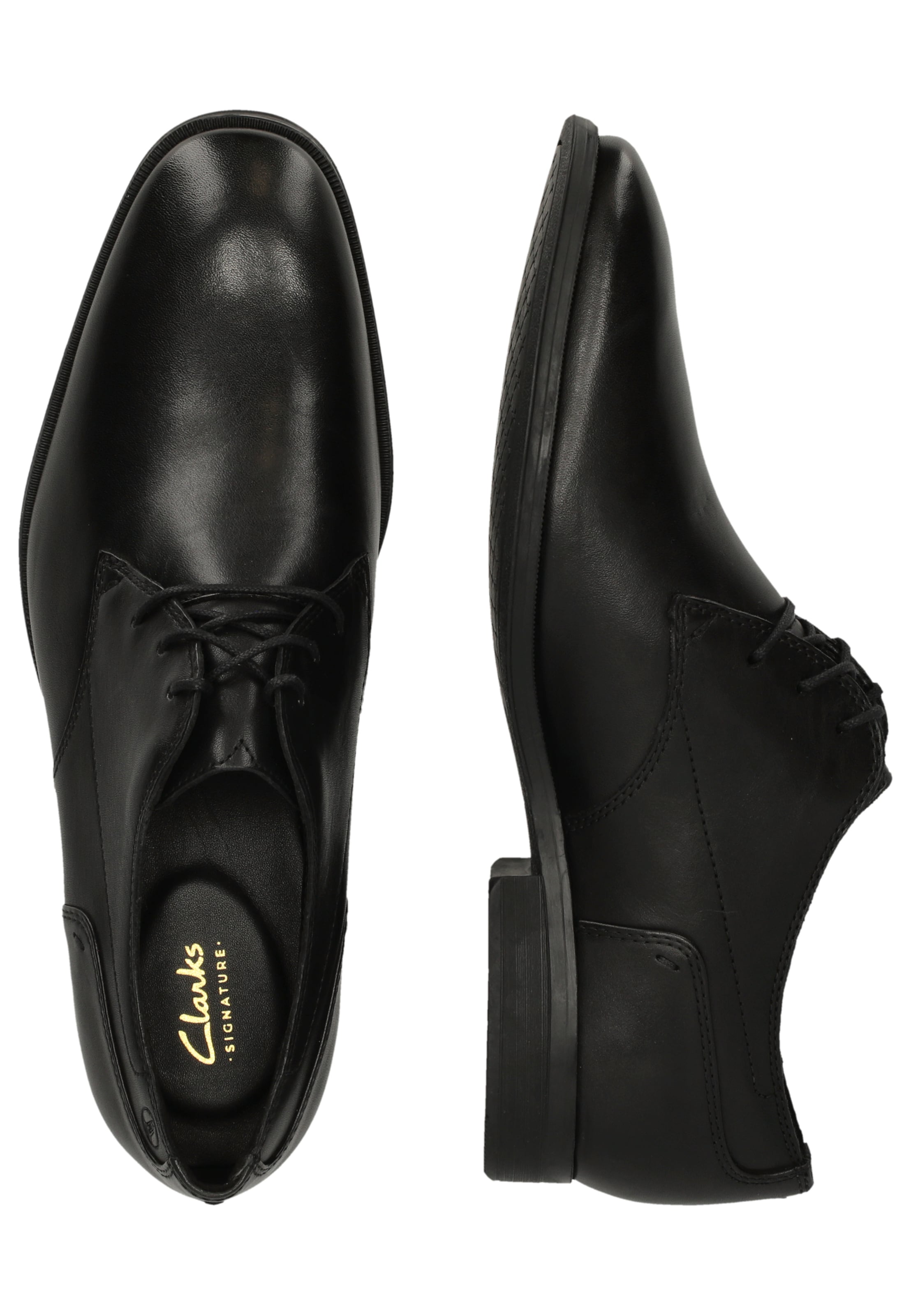 CLARKS Lace-up shoe 'Paulton Lace' in Black