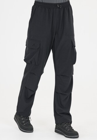 Whistler Regular Cargo Pants 'Russet' in Black: front