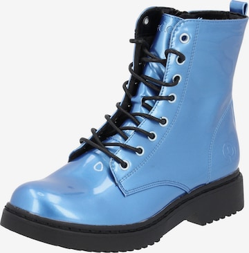Bottes à lacets 'Djerba Gloss' Palado by Sila Sahin en bleu : devant
