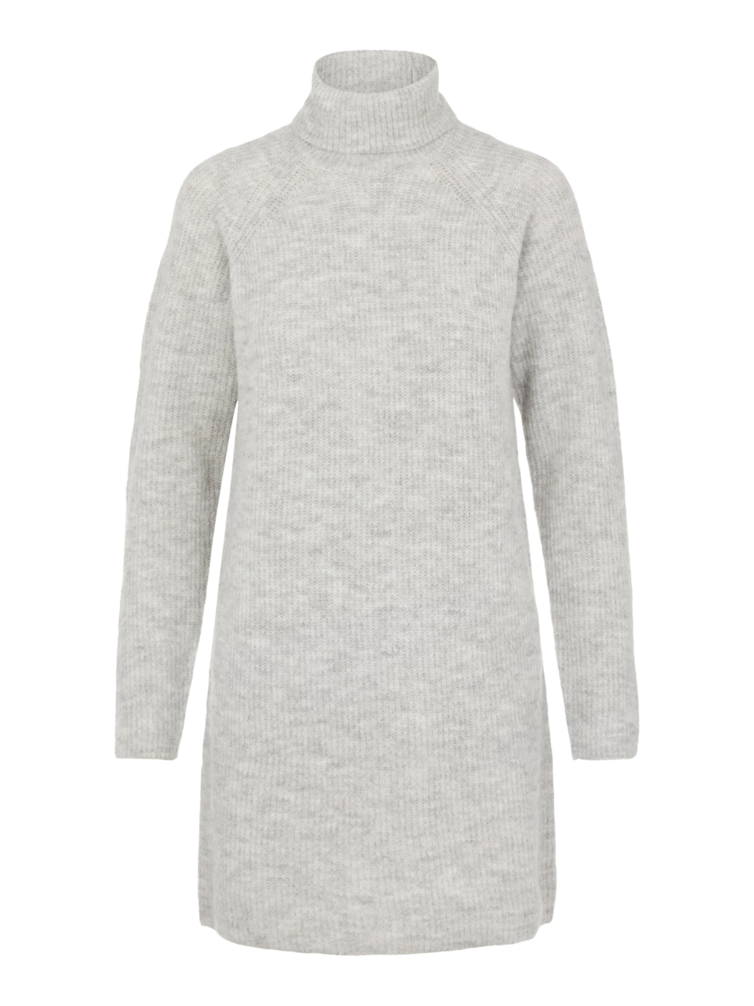 PIECES Strikkjole 'Ellen' i grå: forside