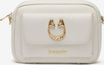 Borsa a tracolla 'Dolly' di Braccialini in bianco: frontale