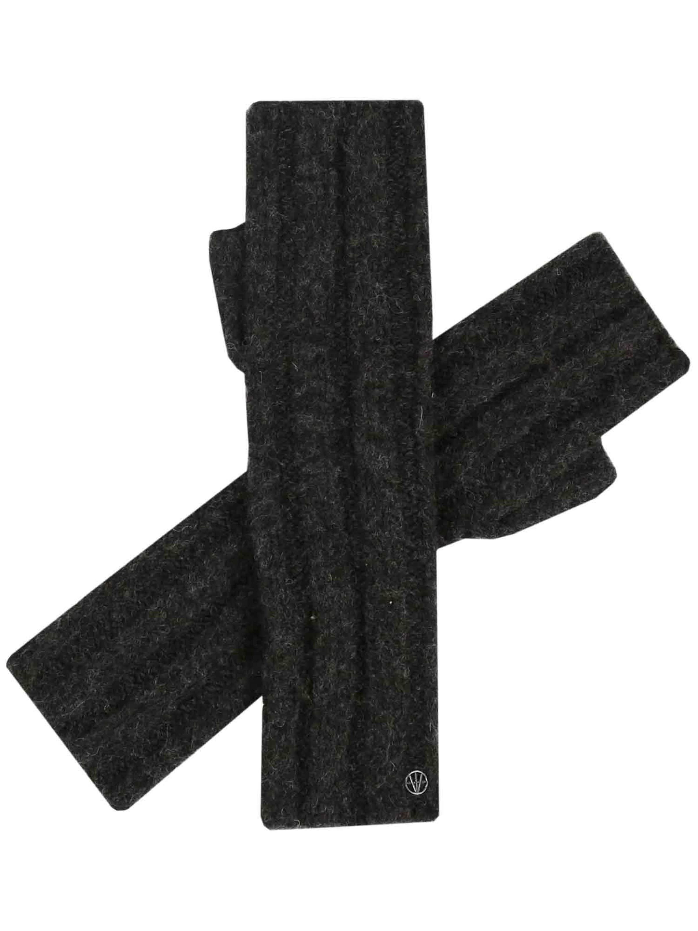 LOEVENICH Handstulpen in Grau: Vorderseite