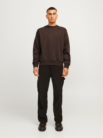 JACK & JONES Μπλούζα φούτερ 'JJEUrban Edge' σε καφέ