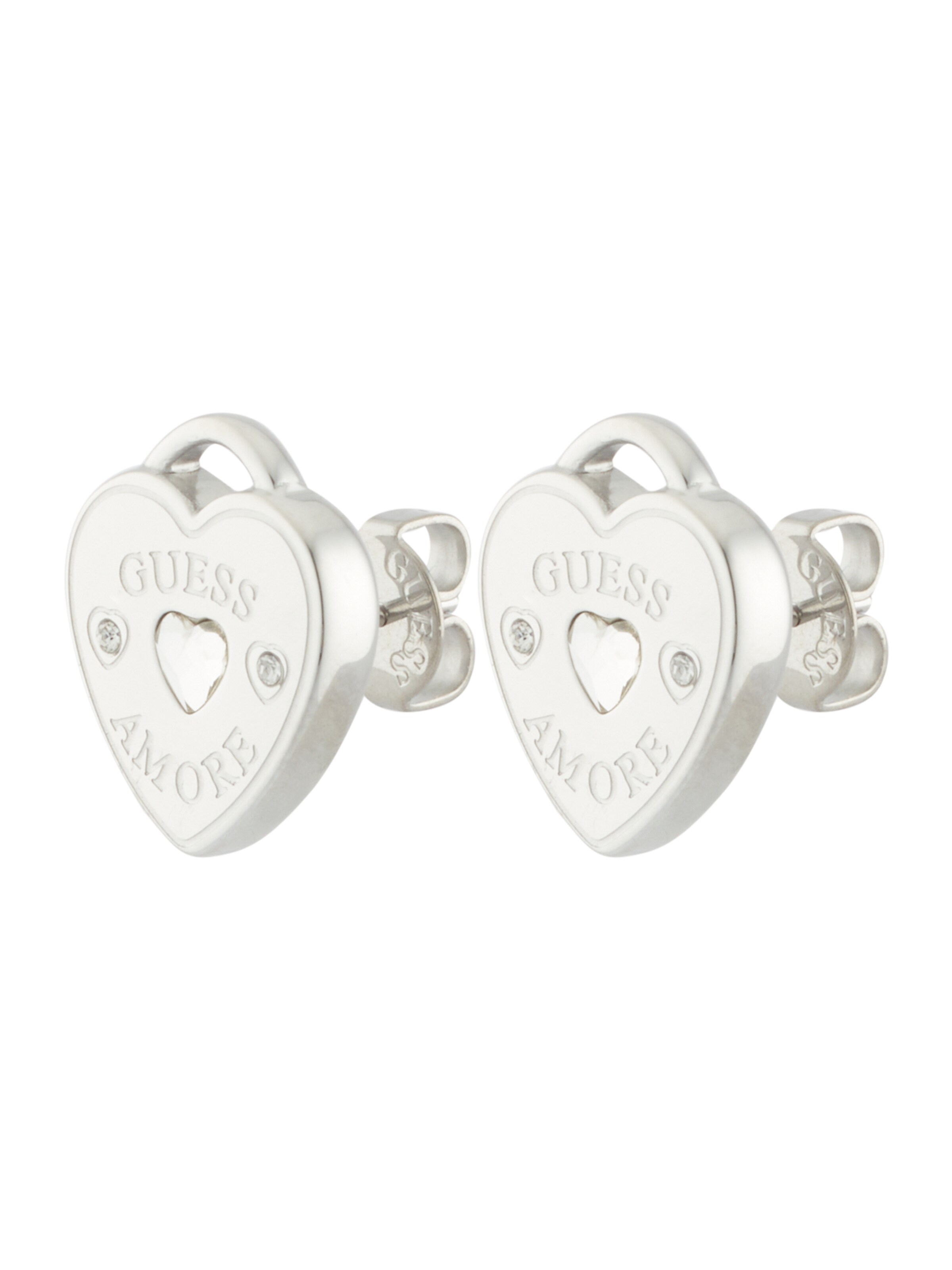 GUESS Σκουλαρίκια σε ασημί: μπροστά