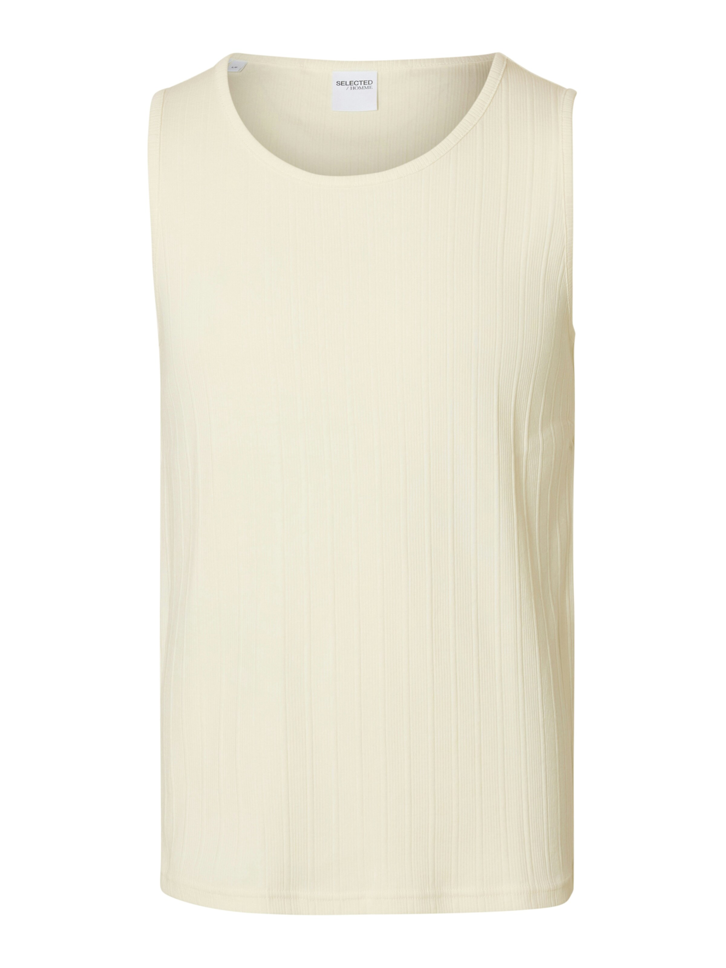 SELECTED Koszulka 'SLHDean' w kolorze biały