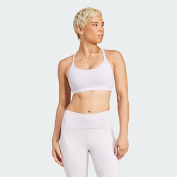 ADIDAS PERFORMANCE - Bustier Sujetador deportivo 'All Me' en blanco: frente