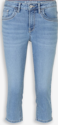 Coupe slim Jean 'LENE' TOM TAILOR en bleu : devant