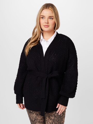 Cardigan EVOKED en noir : devant