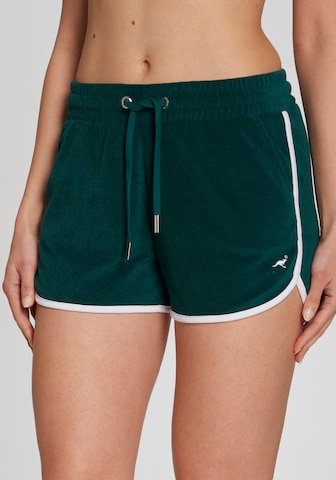 KangaROOS Regular Pants in Green: front
