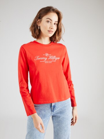 Tricou de la TOMMY HILFIGER pe portocaliu: față