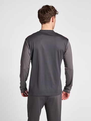Hummel Functioneel shirt 'Grid' in Grijs