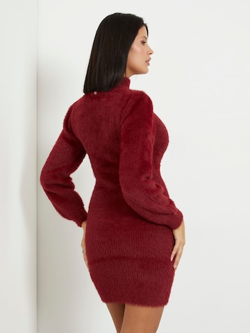 GUESS Strickkleid in Rot