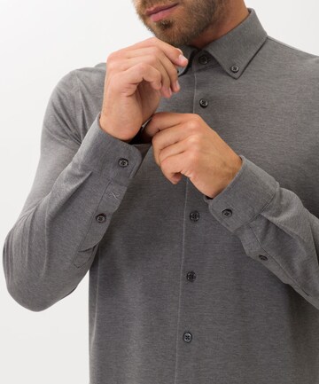 BRAX Regular fit Business Shirt 'Daniel' in Grey