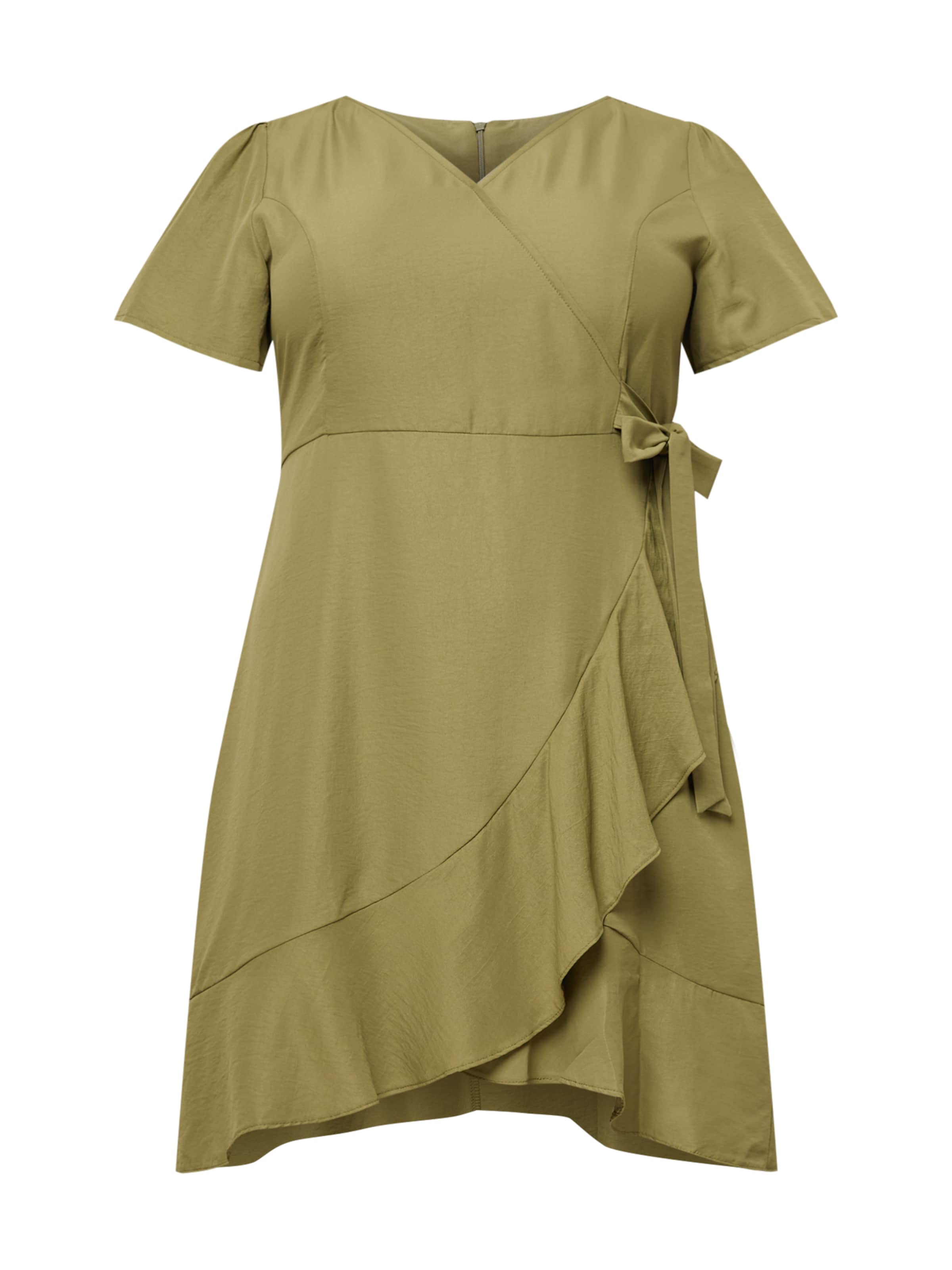 Trendyol Curve Dress in Green: front
