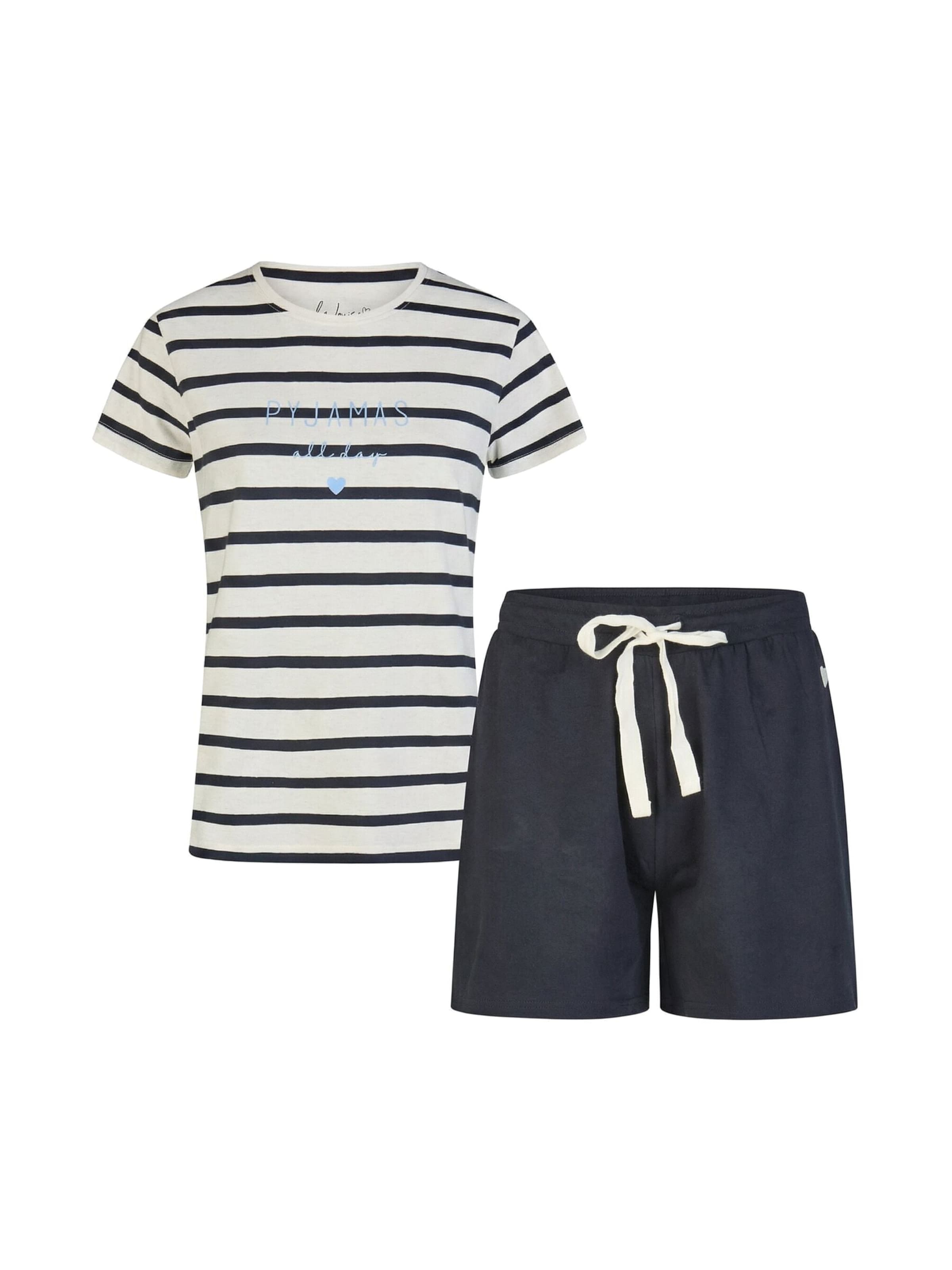 By Louise Pajama in Blue: front