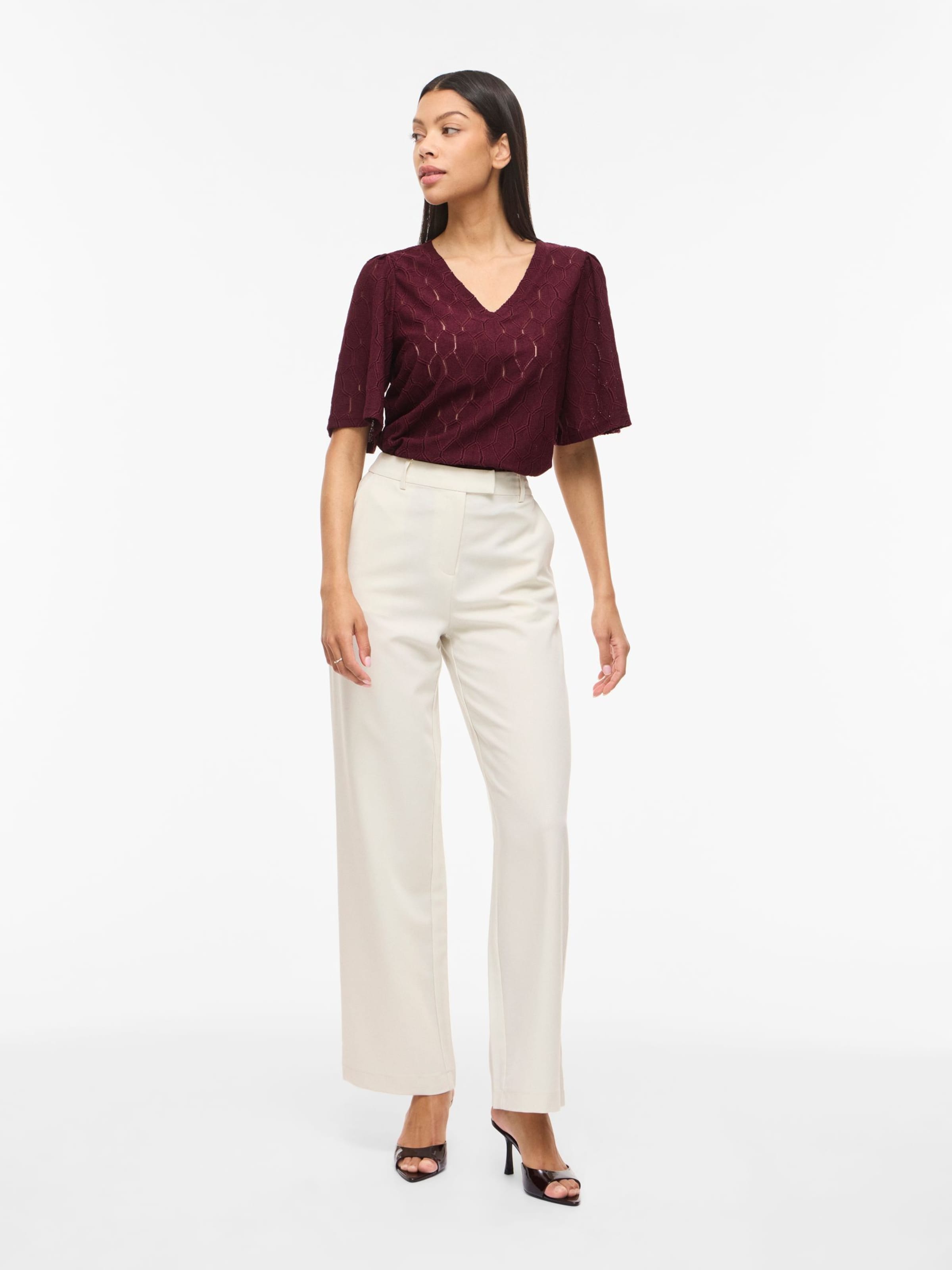 VILA Bluse 'VIMARCELLA' in Rot