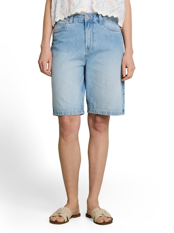 zils TOM TAILOR DENIM Vaļīgs piegriezums Džinsi 'ELIN': no priekšpuses