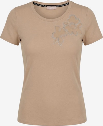 Top 'ECS MODA TA6155 JS923' di Liu Jo in beige: frontale