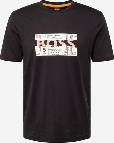 Tricou 'Bossticket' BOSS pe roz / negru / alb, Vizualizare produs