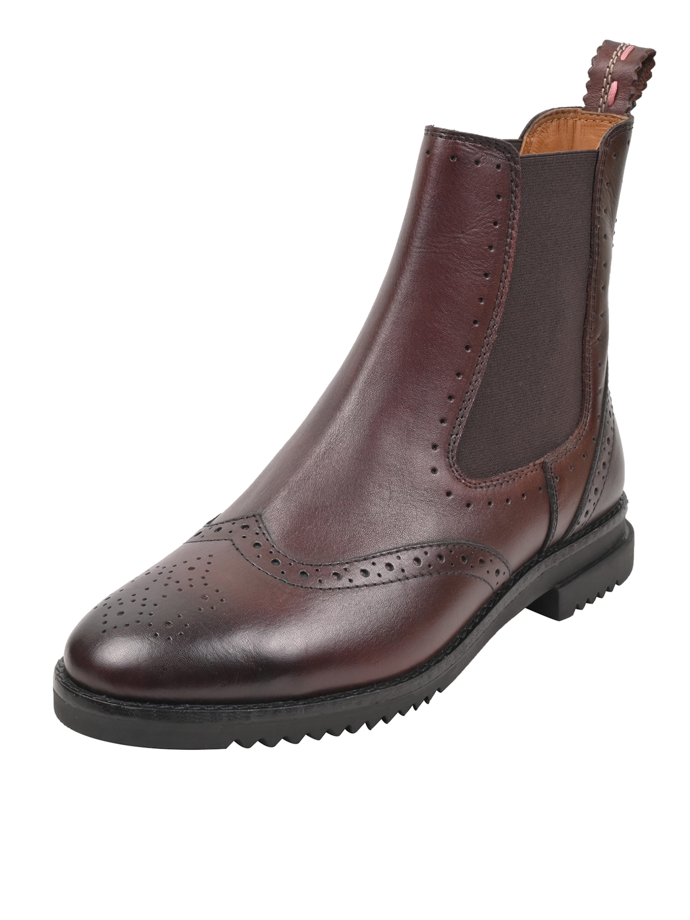 Crickit Chelsea boots ' UDINE ' in Bruin: voorkant