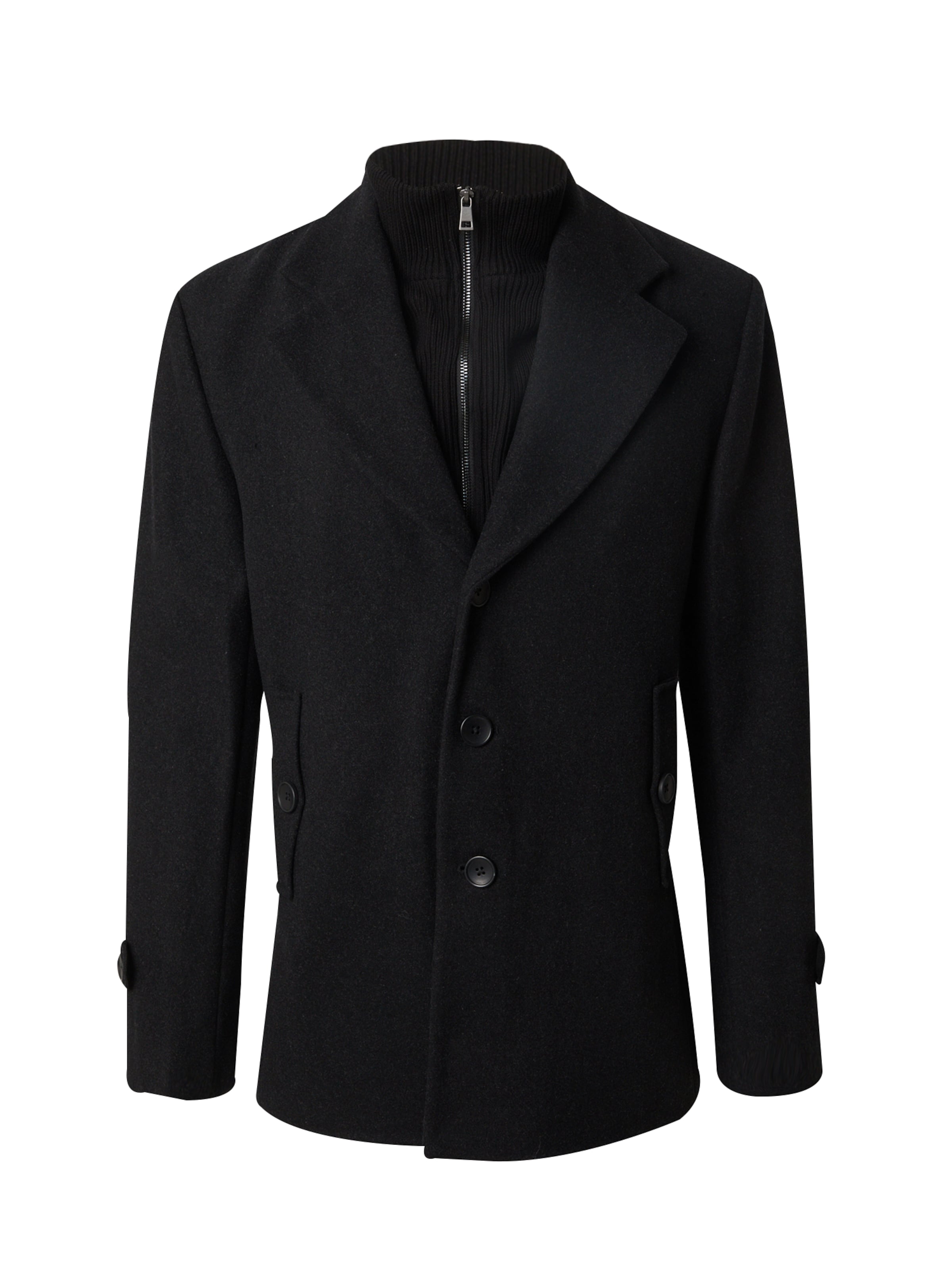 Bruun & Stengade Välikausitakki 'Kodiak' värissä harmaa: etupuoli