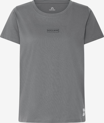 T-shirt ' NBKunt ' North Bend en gris : devant