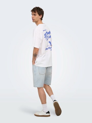 Only & Sons Regular Jeans 'ONSEDGE' i blå