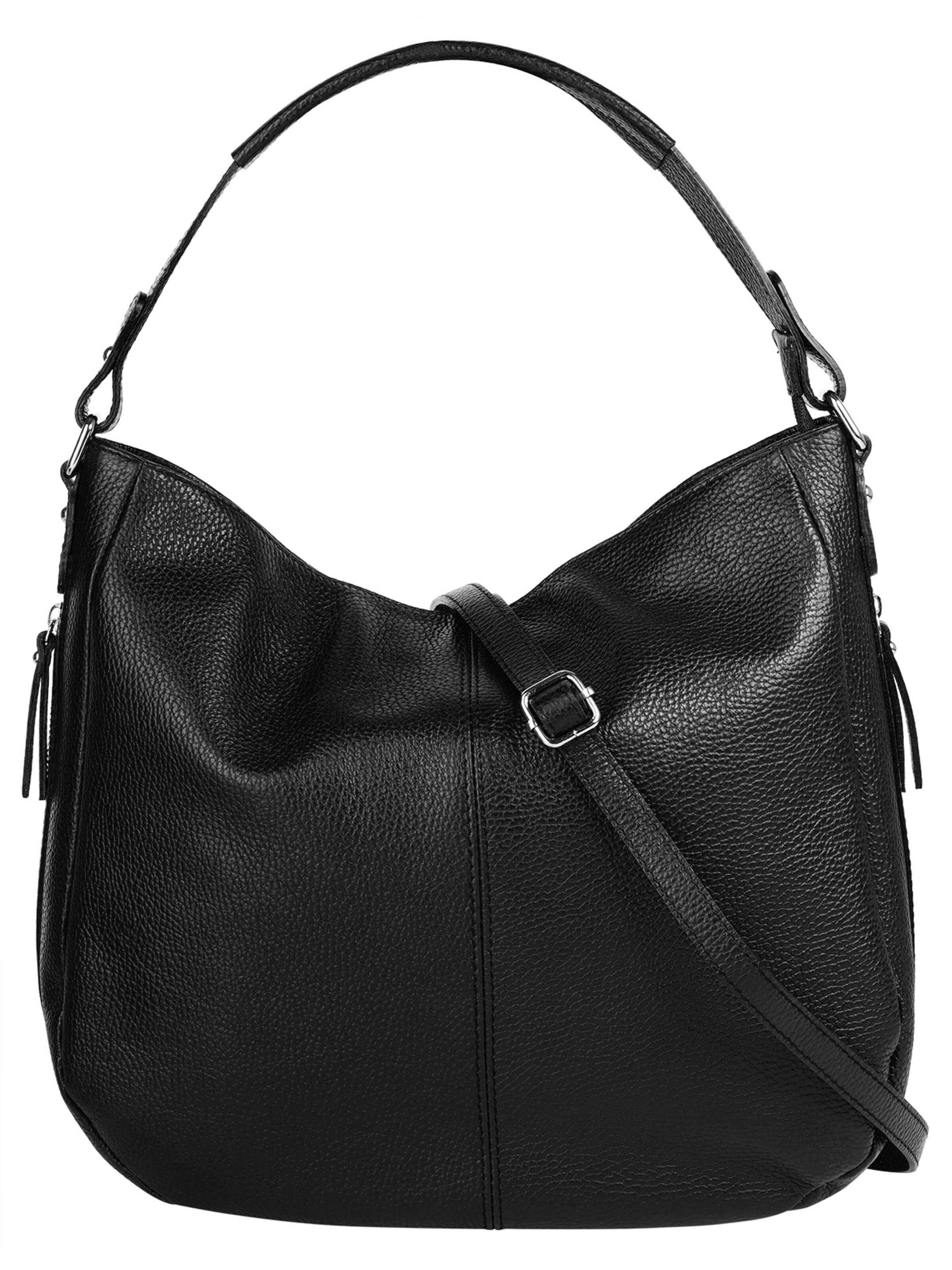 Cabas Cluty en noir : devant