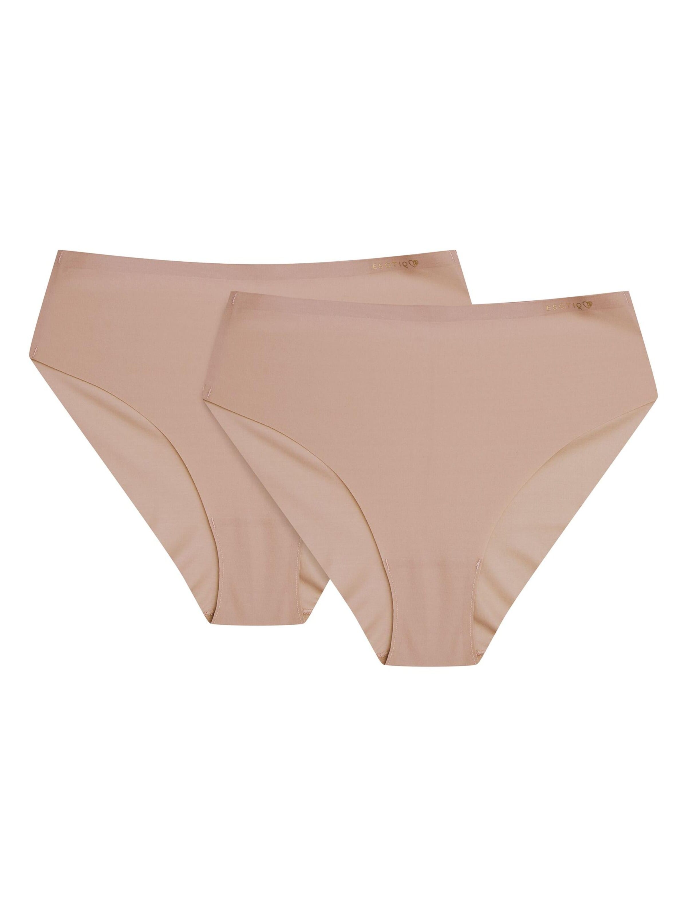 Panty 'Taillenslip Pepper im 2er Pack, hohe Leibhöhe, nahtlos' di ESOTIQ in beige: frontale