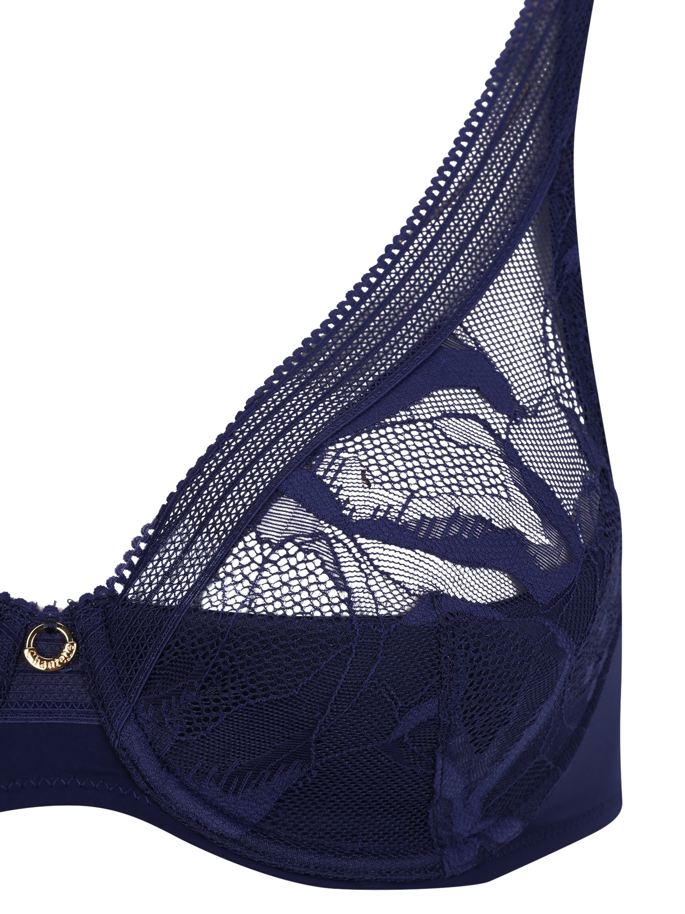 Chantelle Треугольник Бюстгальтер 'TRUE LACE' в Синий