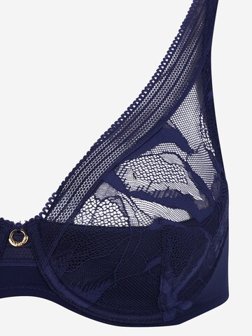 Triangle Soutien-gorge 'TRUE LACE' Chantelle en bleu