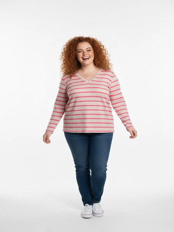 Shape Of You Blouse in Roze