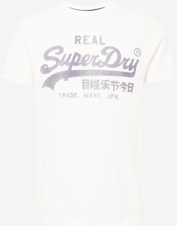 Maglietta di Superdry in bianco: frontale