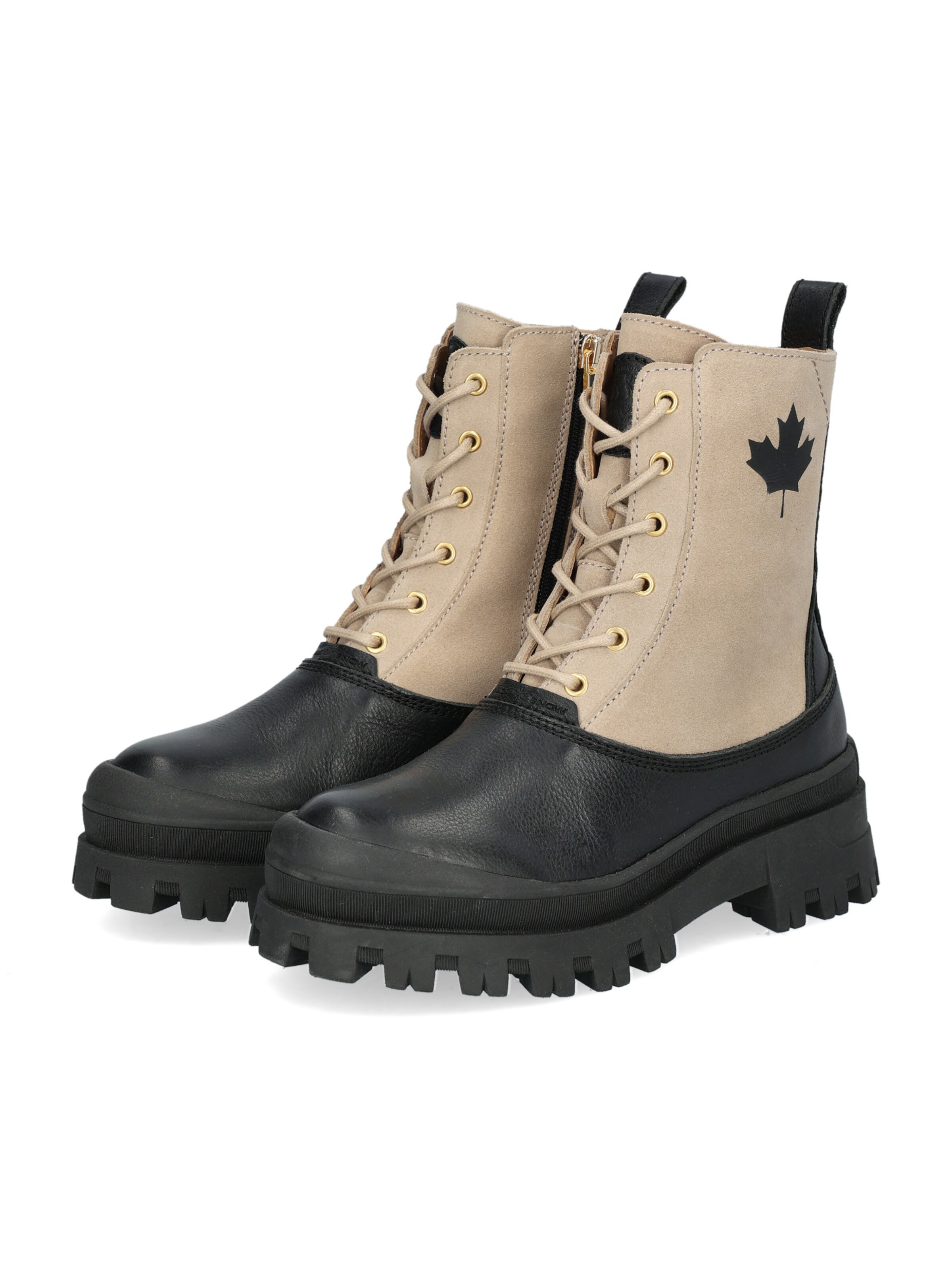 CANADA SNOW Schnürstiefel 'MOUNT NESSA' in beige, Produktansicht